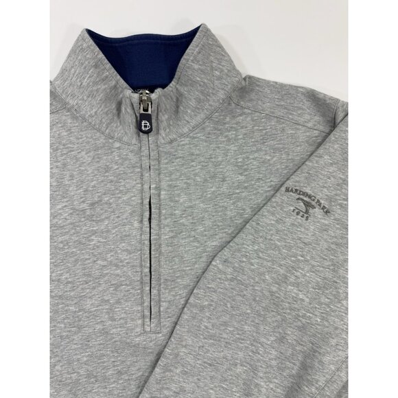 B Draddy Mens 1/4 Zip Pullover Performance Harding Park Golf Gray Sz Medium - Picture 3 of 16